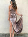 Sparkly Sexy High Split Sequins Prom Dress, WGP264