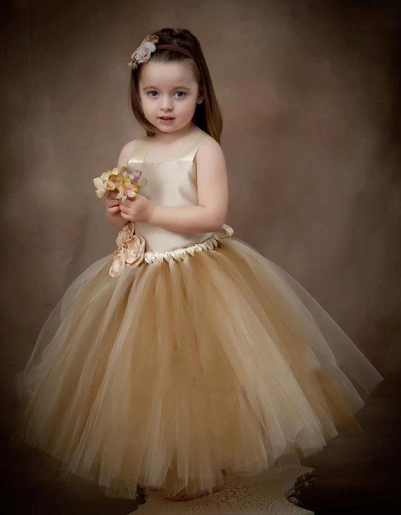 Lovely Satin Top Flower Girl Dresses, Cute Tulle Tutu Dresses for wedd RomanBridal Lovely Satin Top Flower Girl Dresses, Cute Tulle Tutu Dresses for wedd RomanBridal