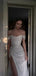 Sparkly Sequins Off Shoulder Side Slit Prom Dress, WGP330