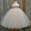 Satin Strap Tulle Flower Girl Dresses, Satin Flower Lovely Little Girl Dresses,  FG025