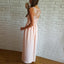 A-Line V-Neck Lace Appliques Sleeveless Split Long Prom Dresses,  PD0538