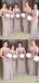 Brown Long Slit Mermaid Plus Size Lace Modest Bridesmaid Dresses,PD0256