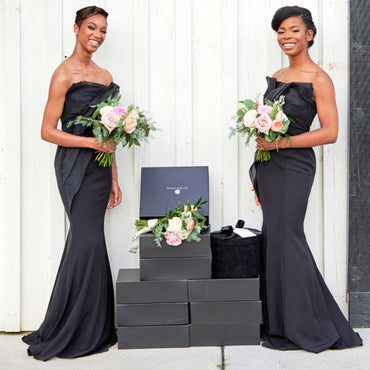 Newest Mermaid Sleeveless Simple Cheap Long Bridesmaid Dress, BD0471