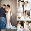 New Full Lace Split Wedding Dresses  with Detachable Satin Skirt , PD0223