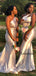 Simple Mermaid One-shoulder Cheap Long Bridesmaid Dresses Online,RBWG0045