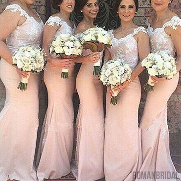 Charming Off Shoulder Lace Mermaid On Sale Sexy Long Wedding Guest Dresses, WG24