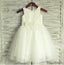 Pretty Sleeveless Round Neck Tulle Flower Girl Dresses, Popular Little Girl Dresses, FGS026