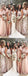 Charming A-Line Floor-length Pink Chiffon Cheap Bridesmaid Dress with Ruffles, BD0504
