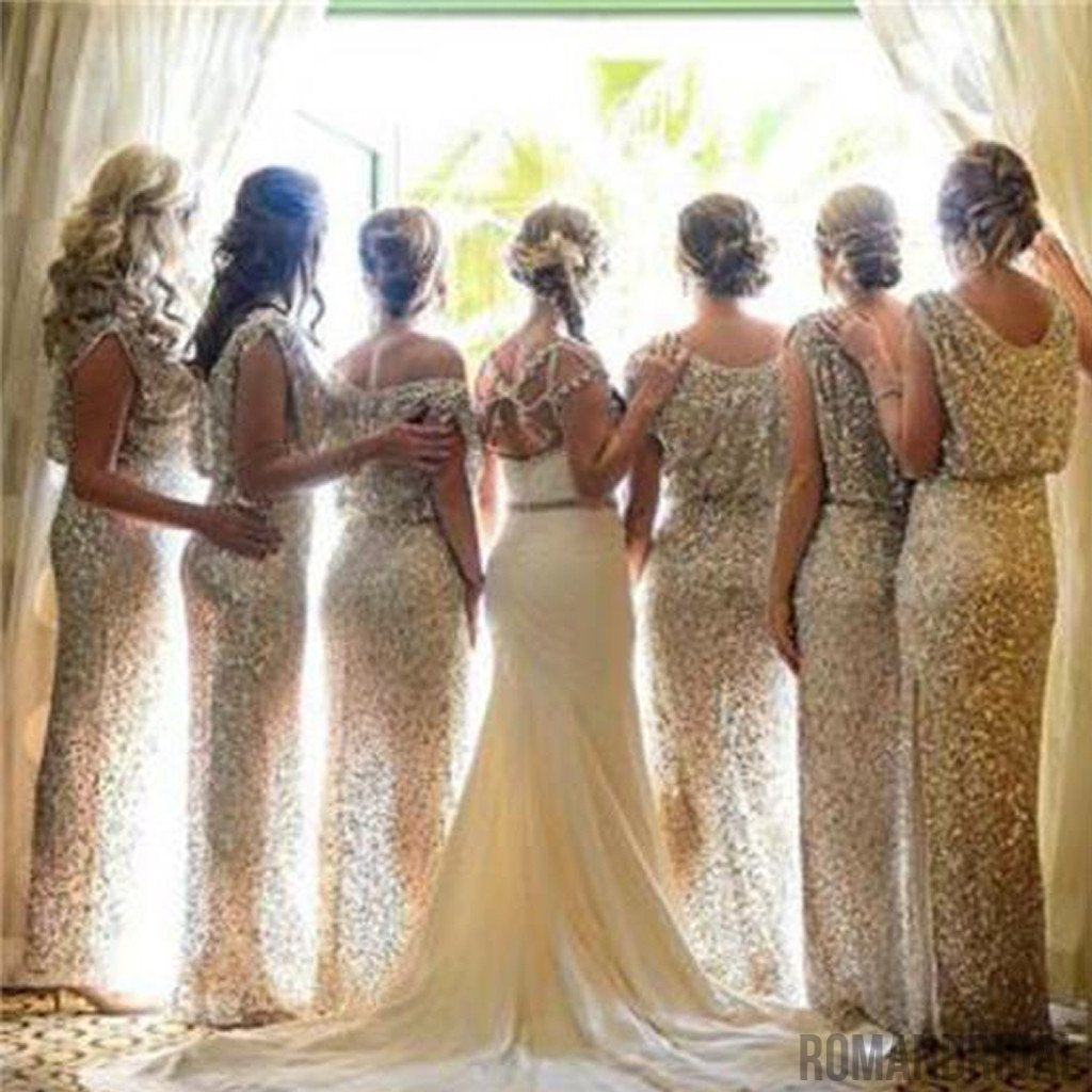 21 Stunning Silver & Gold Bridesmaid Dresses | weddingsonline