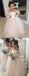 A-line Round Neck Long Sleeves Lace Tulle Flower Girl Dresses, FG0136