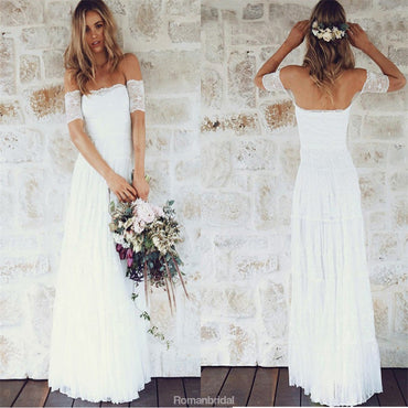 Beach wedding dress
