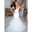 Mermaid Sexy Lace Appliques Sweetheart Backless Long Wedding Dresses, WD0395