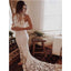 Popular Halter Mermaid Simple Sleeveless Lace Wedding Dresses, WD0402