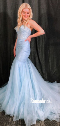 Simple Straight Mermaid Cheap Long Prom Dresses,RBPD0117