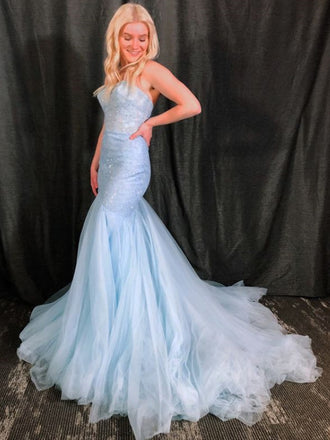 Simple Straight Mermaid Cheap Long Prom Dresses,RBPD0117