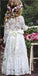 Affordable Lovely Tulle Lace Long Sleeve Flower Girls Dresses, FG029