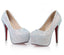 Rhinestone High Heels Platform Shoes Women Pumps Party Wedding Shoes, S034