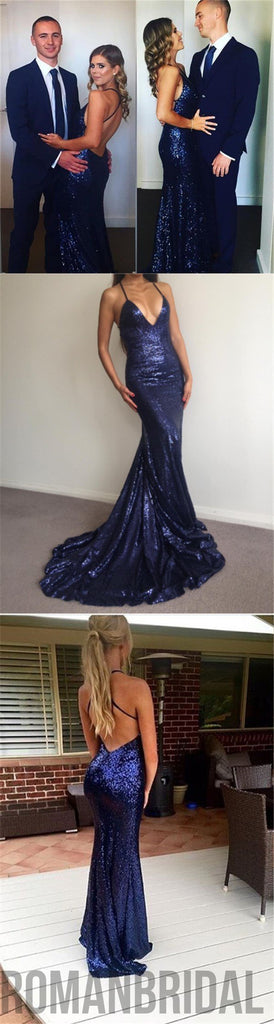 Charming Sexy Spaghetti Straps Mermaid Prom Dresses,Sparkly New Unique Design Prom Dress, PD0320