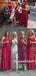New Arrival Mismatched Floor-length Chiffon Tulle Long Bridesmaid Dresses,RBWG0081