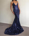 Charming Sexy Spaghetti Straps Mermaid Prom Dresses,Sparkly New Unique Design Prom Dress, PD0320