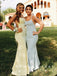 Mermaid Spaghetti Straps Cheap Long Prom Dresses With Cross Back,RBPD0006