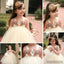Ivory Tulle Lace Flower Girl Dresses With Satin Flowers, Lovely Cute Tutu Dresses, FG019