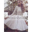 Lovely pure white short Lace Bateau Full sleeve princess dress,  Homecoming Dress, HD0308