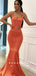 Mermaid Straps Square Neckline Cheap Long Prom Dresses With Sash,RBPD0087