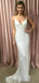 Sheath Spaghetti Straps V-neck Shining Cheap Prom Dress, PD0716