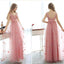 Charming Tulle Lace Up Custom Popular Party Newest Prom Dresses Online,PD0090