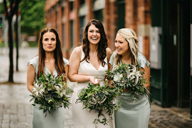 bridesmaid dresses belfast Loving these stunning images from @agapestories_ of Claire's gorgeous Belfast ceremony. Venue goals @ulstermuseum! Brides dress @ivoryandpearl Bridesmaid Dresses by @jennyyoonyc from @dreamweddingsbride Hair by Leigh @thehairco.leigh Earrings
