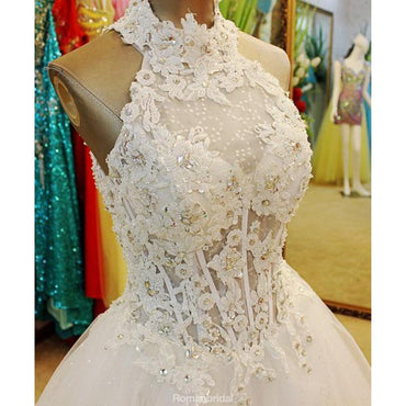 Round neck sleeveless backless applique tulle Short Prom Dress Party Dress, homecoming dresses,  HD0336