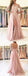 A-line 3/4 Sleeves Sexy High Split Backless Lace Prom Dress, PD0597