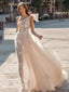 Elegant One Shoulder Tulle Long Prom Dresses, WGP214