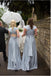 A-line Floor-length V-neck Sexy Simple Cheap Bridesmaid dresses, BD0030
