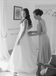 A-line Deep V-neck Sleeveless Simple Backless Long Wedding Dresses, WD0493
