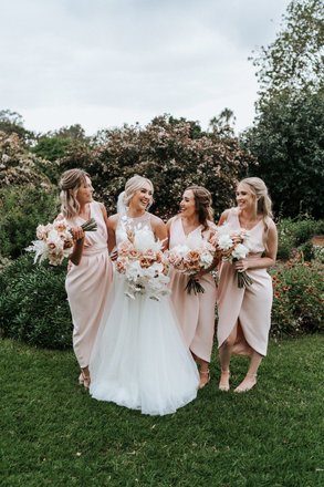 Sheath V-neck Sleeves Simple Short Bridesmaid Dresses With Split, BD0625