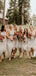 Sheath Halter Spaghetti Straps Pleats Bridesmaid Dresses With Split, BD0633