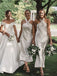 Sheath Halter Sleeveless Simple Backless Short Bridesmaid Dresses, BD0639