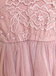 A-line Round Neck Floor-length Lace Flower Girl Dresses, FG0160