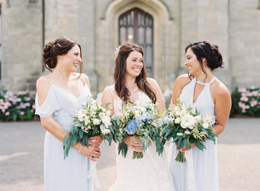 A-line Floor-length Straps Long Chiffon Bridesmaid Dresses, BD0606
