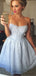 A-Line Sweetheart Fulle Lace Short Homecoming Dresses, HD0529