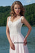 Newest V-Neck Appliques Long Sleeveless Prom Dresses, PD0589