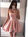 Sweetheart Red Simple Sleeveless Cheap Tulle Sexy Short Homecoming Dresses, HD0467