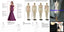 Simple Straight Side Slit Short Bridesmaid Dresses Online,RBWG0065
