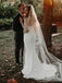 Sweetheart Strapless Cheap Simple Long  Wedding Dresses With Train, WD0457