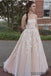 Charming Strapless V Neck Prom Dress, Sexy Sleeveless Evening Dress, Tulle Appliques Long Prom Dresses, PD0424