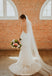 Spaghetti Straps V-neck Full Lace Backless Wedding Dresses, WD0433