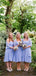 Sweetheart Strapless Tea-length Chiffon Bridesmaid Dresses With Shawl, BD0577