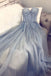 A-line Sweetheart Appliques Strapless Long Tulle Prom Dresses, PD0846